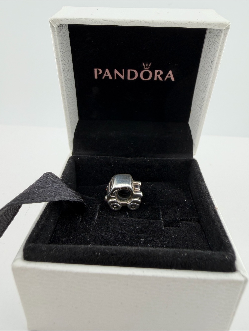 Pandora Retired Silver Car Charm